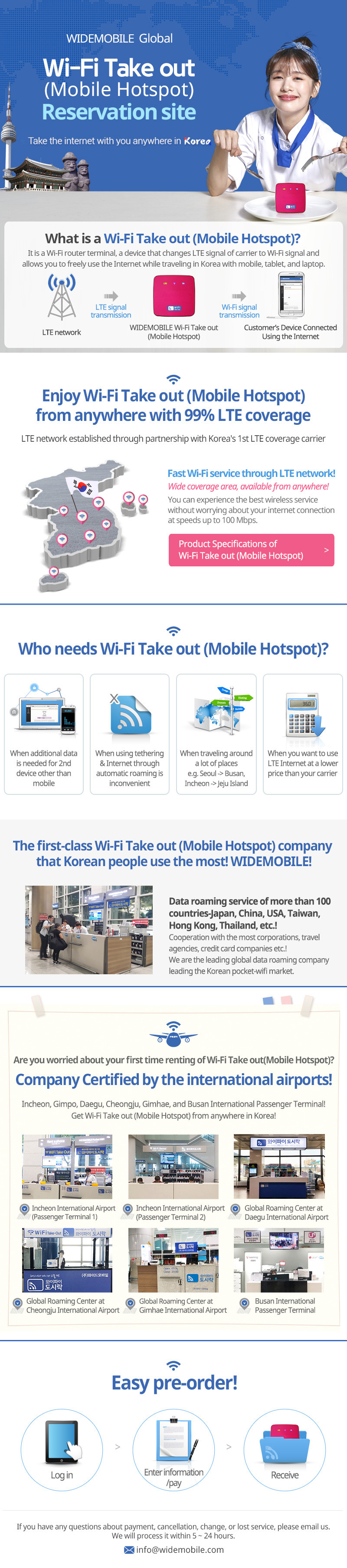 Korea Wi-Fi Mobile Hotspot